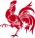 coq rouge : logo de la wallonie